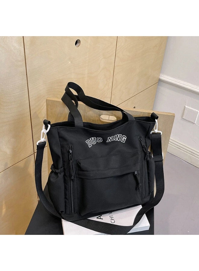 Women's Tote bag Waterproof Large Capacity Tote Bag,Multifunctional,Fashionable,Casual Crossbody Dumpling Shoulder Bag with Zipper Closure,Multi Pockets Shopping Satchel Bag, Portable Travel & Business Trip Storage Bag For Commuting Work,College Students & Everyday Use. - Image 1