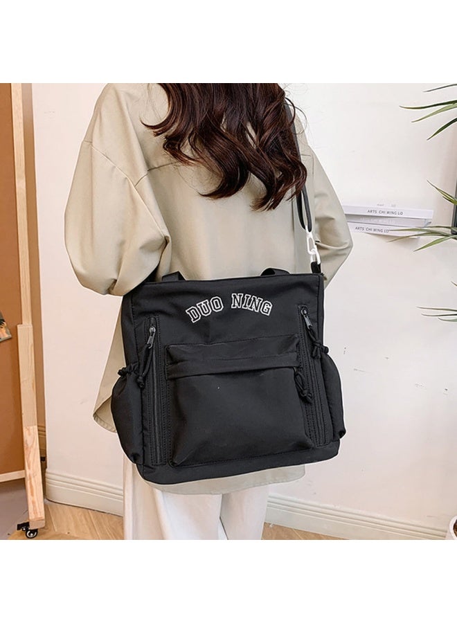 Women's Tote bag Waterproof Large Capacity Tote Bag,Multifunctional,Fashionable,Casual Crossbody Dumpling Shoulder Bag with Zipper Closure,Multi Pockets Shopping Satchel Bag, Portable Travel & Business Trip Storage Bag For Commuting Work,College Students & Everyday Use. - Image 5