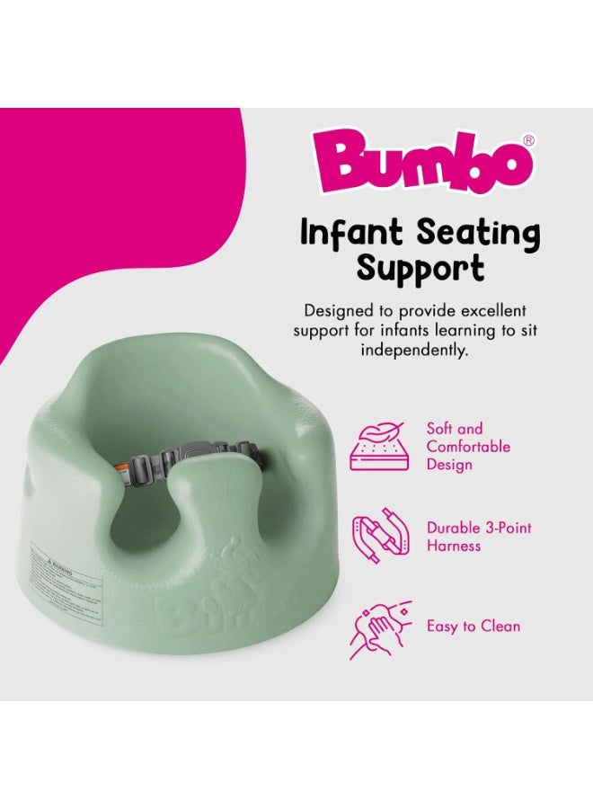 Bumbo Baby Floor Seat with Adjustable Harness 3 Months Plus - Sit Me Up Baby Seat - Floor Chair for Babies - Hemlock - Image 2