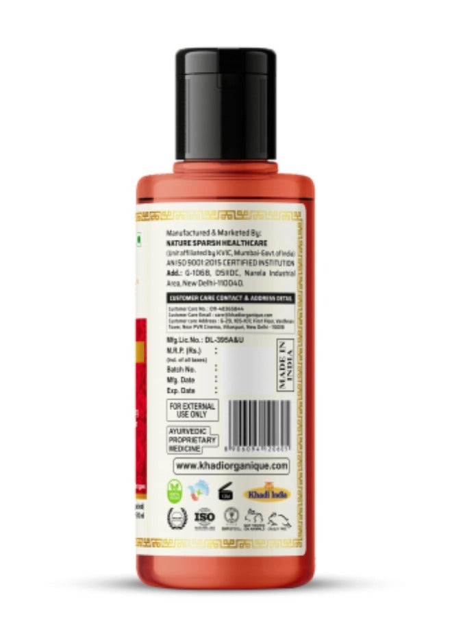 Khadi ORGANIQUE Khadi Organique Rose Natural Face Wash 210ml  - Image 3