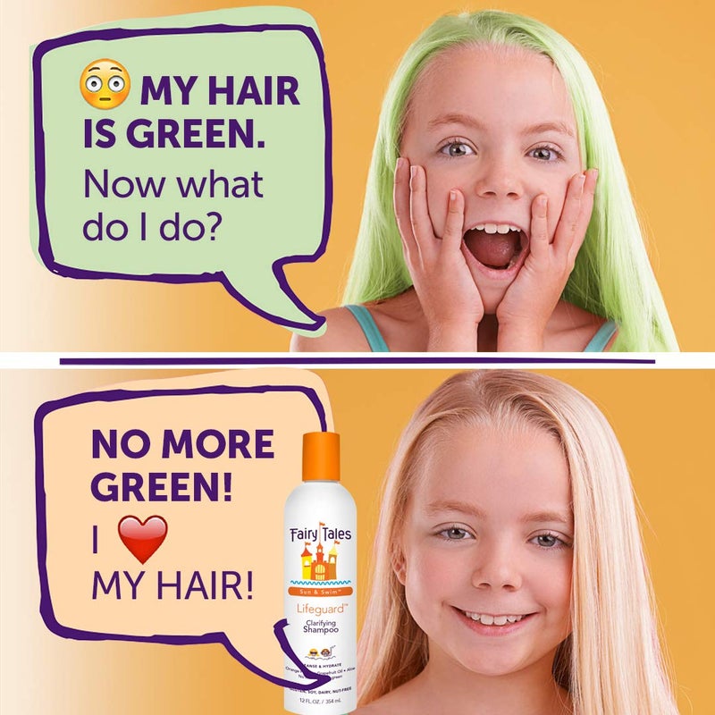 Fairy Tales Swim Shampoo 32oz and Conditioner 32oz for Kids | Made with Natural Ingredients in the USA | Chlorine Removal Swimmer Shampoo and Conditioner | No Parabens, Sulfates, or Synthetic Dyes - Image 4