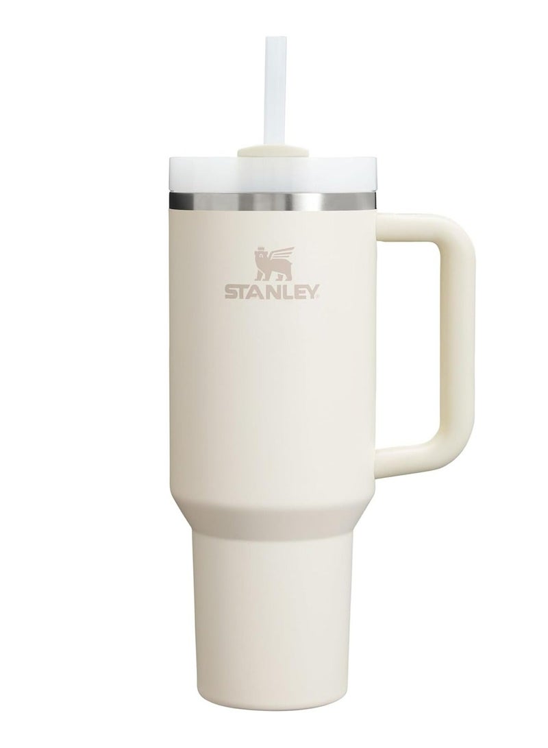 Stanley Quencher H2.0 FlowState Stainless Steel Vacuum Insulated Bottle, with Lid and Straw, suitable for water, iced tea, coffee, smoothies, and more, 40 ounces - Image 1