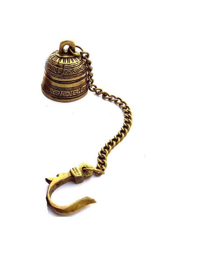 Kartique Brass Wall Hanging Bells (Gold) - Image 1