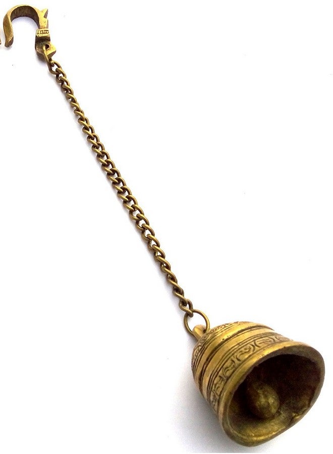 Kartique Brass Wall Hanging Bells (Gold) - Image 2