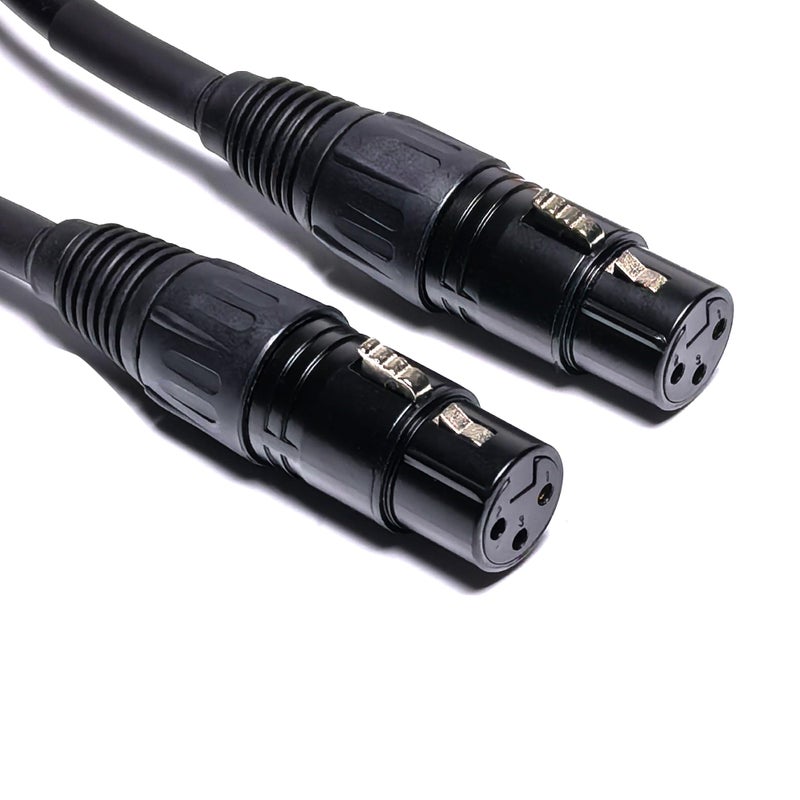 Suanqi 023 6in 1/4 TRS to XLR Female Adapter, 6.35 to XLR Female, XLR to 1/4 Adapter 1/4 Audio Cable 6in/2pack - Image 4