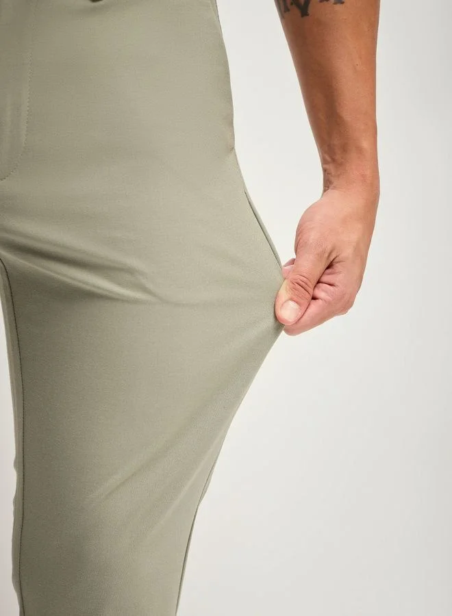 THE BEAR HOUSE Men's 4 Way Stretch Formal Trouser Versatile Office and Travel Pants Comfortable Fit for Everyday Use Easy to Style Bottomwear for Work Weekend and Outings
