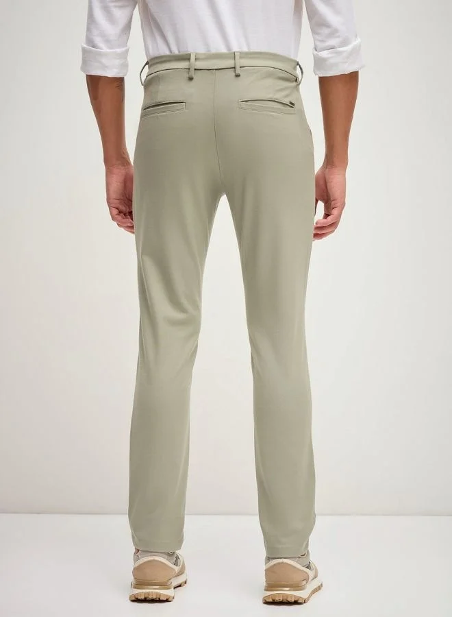 THE BEAR HOUSE Men's 4 Way Stretch Formal Trouser Versatile Office and Travel Pants Comfortable Fit for Everyday Use Easy to Style Bottomwear for Work Weekend and Outings