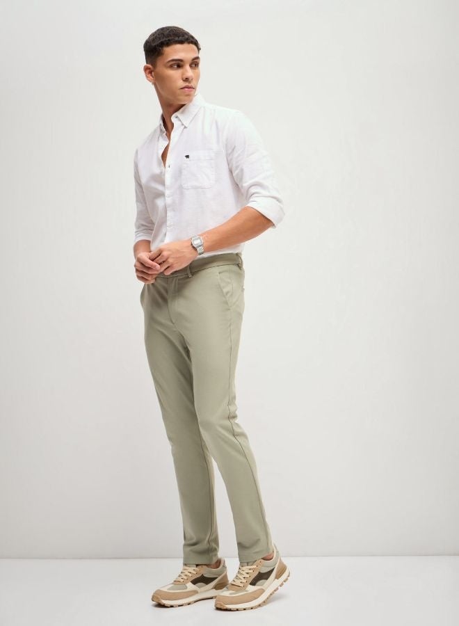 THE BEAR HOUSE Men's 4 Way Stretch Formal Trouser Versatile Office and Travel Pants Comfortable Fit for Everyday Use Easy to Style Bottomwear for Work Weekend and Outings - Image 5