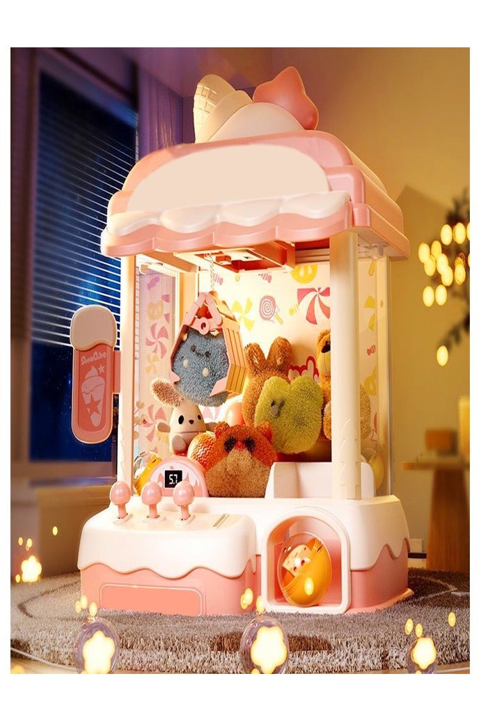 Arcade Game Claw Machine Fun Mini Grab Dolls Prize Dispenser Party Game Vending Toy for Kids Boys & Girls  - Image 1
