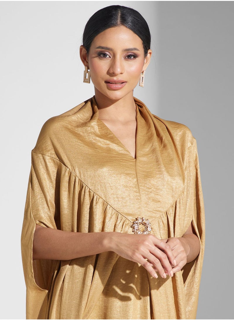Khizana - Embellished Detail Kaftan - Image 1