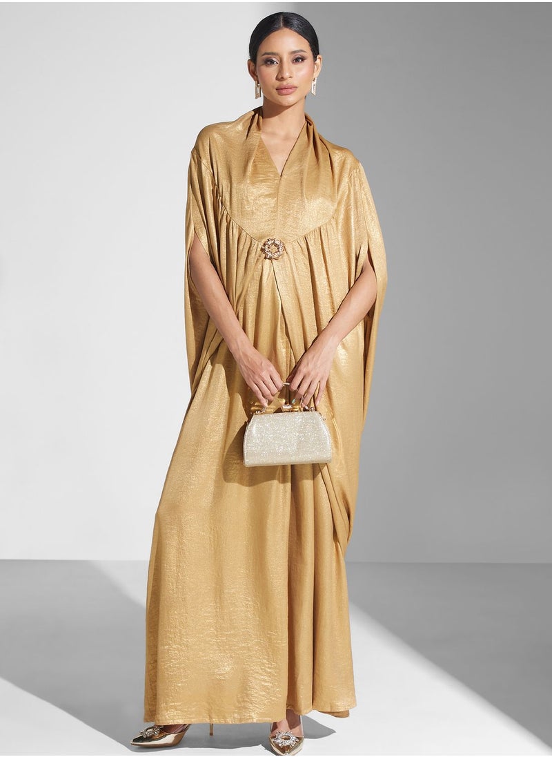 Khizana - Embellished Detail Kaftan - Image 1
