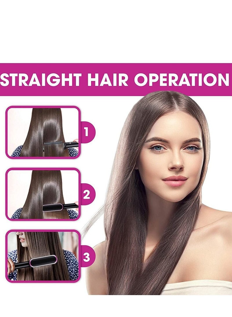 Hair Straightening Comb Black - Image 3