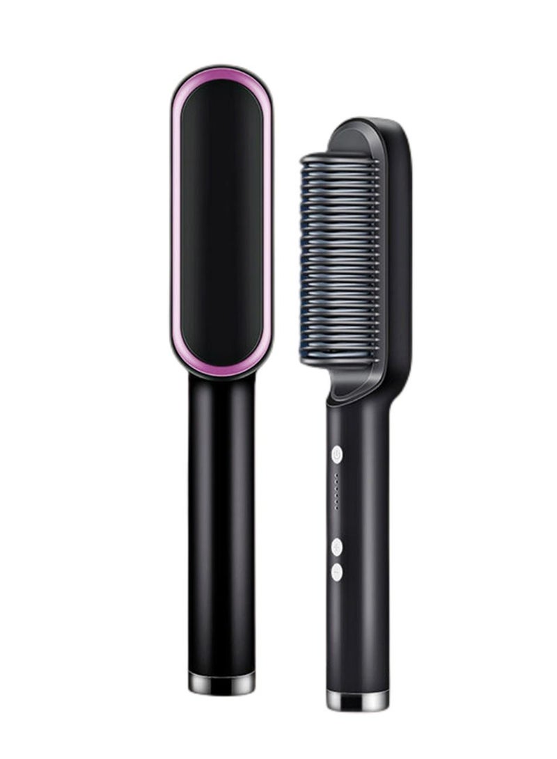 Hair Straightening Comb Black - Image 1