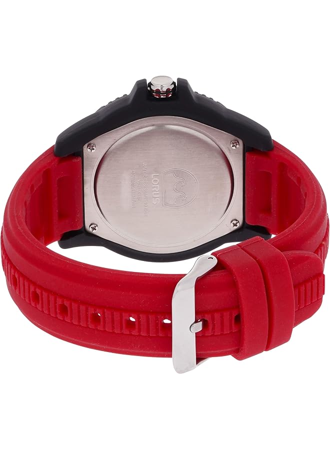 لوراس ساعة رياضية للرجال كوارتز أنالوج بسوار من السيليكون Rrx11Fx8 - Image 2