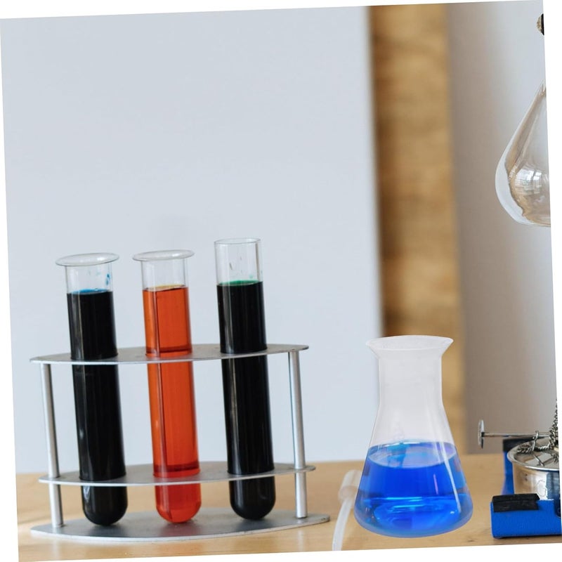 Garneck 6pcs Plastic Erlenmeyer Flask Laboratory Graduated Narrow Neck Conical Flasks for Chemistry Experiments with Accurate Measurement and Material - Image 5