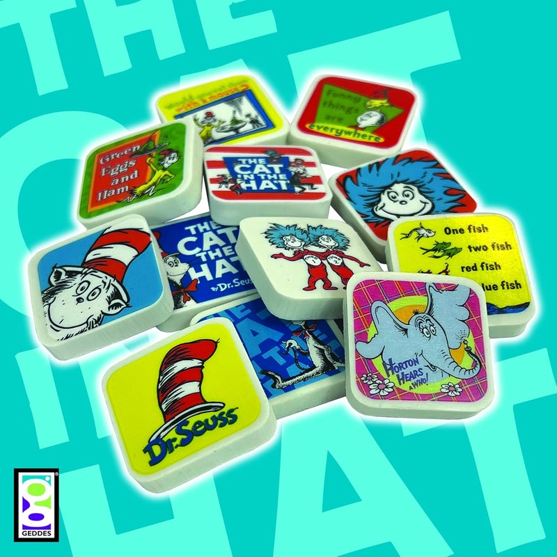 Geddes Raymond Dr. Seuss Character Erasers for Kids (Pack of 60) - Image 3