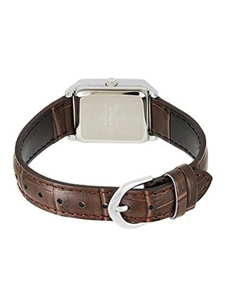 Women Leather Analog Wrist Watch LTP-V007L-9BUDF - 22 mm - Brown - view 2