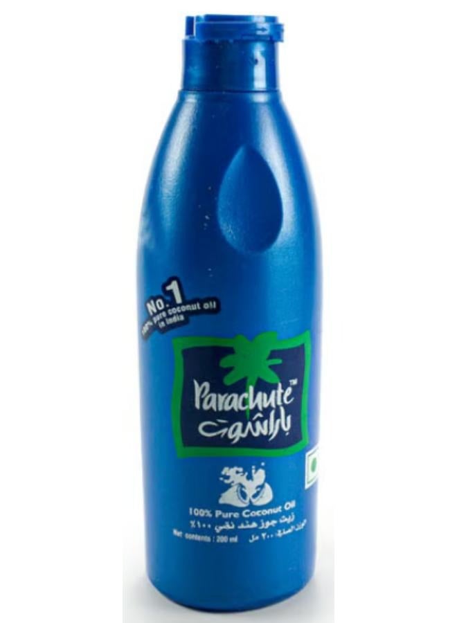باراشوت 3 قطع زيت جوز الهند الطبيعي بنسبة 100%   200ml  - Image 2