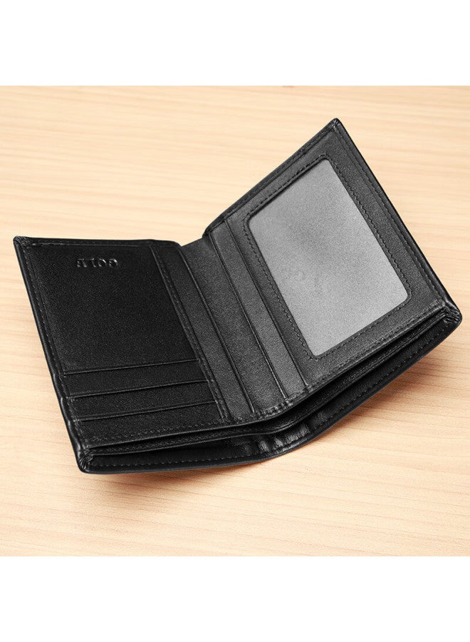 Golf Men's Vertical Soft Leather Wallet With Multiple Card Slots Business Simple Lightweight Coin Purse Gift Box Pack - Image 4