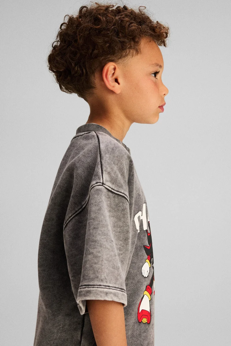 H&M 2-piece printed sweatshirt set