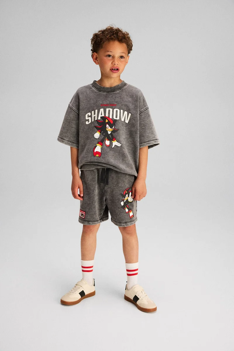 H&M 2-piece printed sweatshirt set