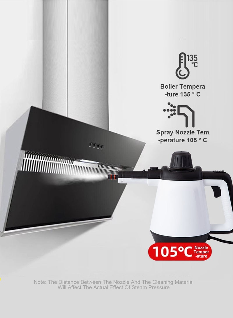 ET-LIFE Steam Cleaner, 1200 W, 3.5 Bar Steam Pressure, 400ml Capacity,  High Temperature Kills 99.99% of Viruses & Bacteria - Image 5