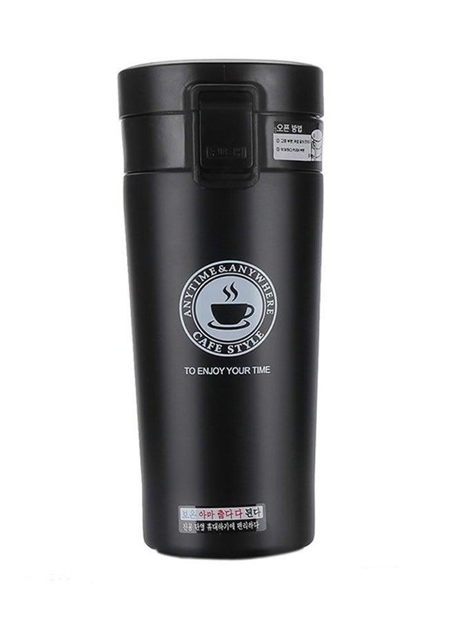 Generic - Jipush Stainless Steel Double Wall Thermal Cup Black 380ml - Image 1