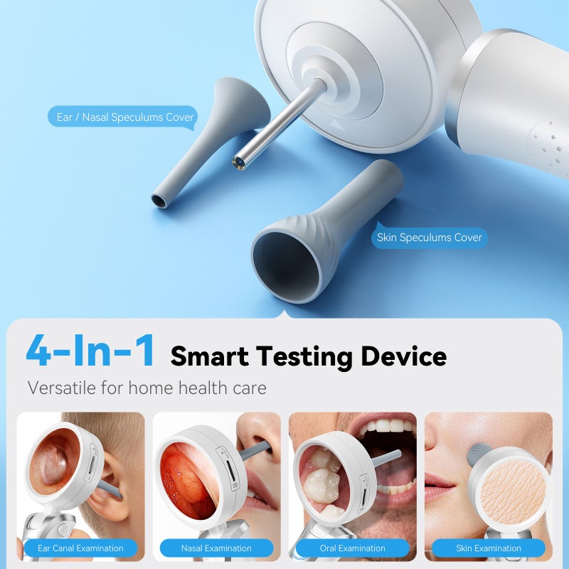 Cross-Border New Portable Handheld Endoscope with 1080P HD Screen for Ear and Nose Inspection - Image 4