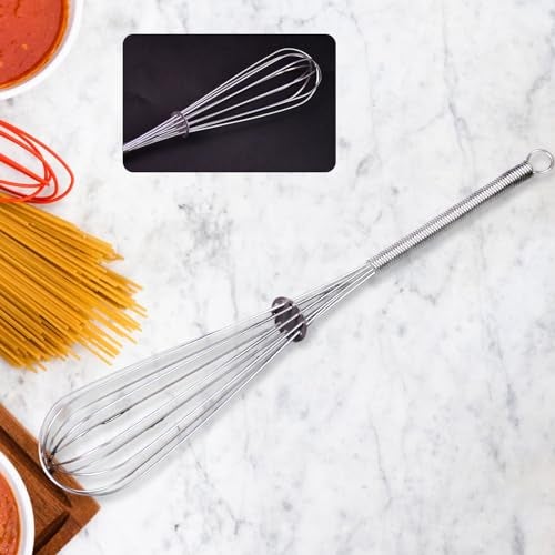 Garth Stainless Steel Manual Milk Frother Egg Whisk Free Egg Separator (1 Pc) - Image 5