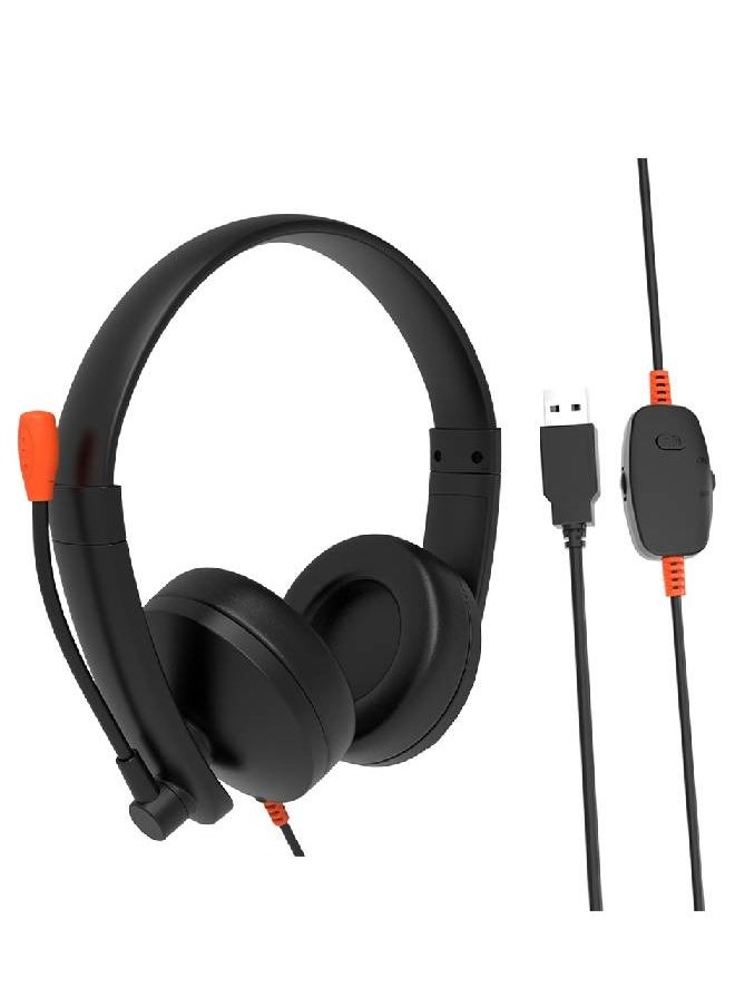 Meetion - USB Wired Telephone Headset, HP003U - Image 1
