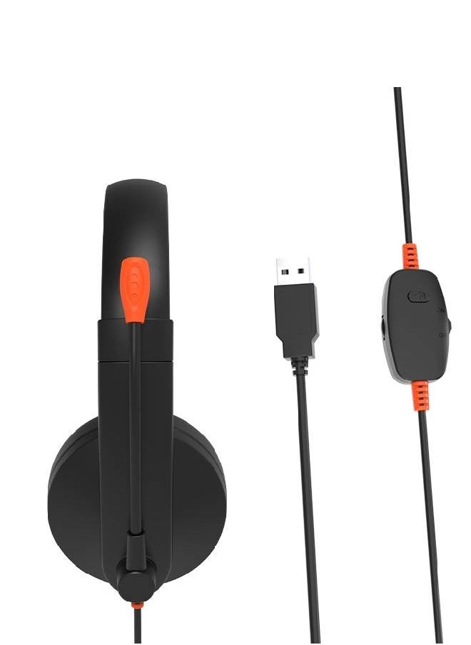 Meetion - USB Wired Telephone Headset, HP003U - Image 1