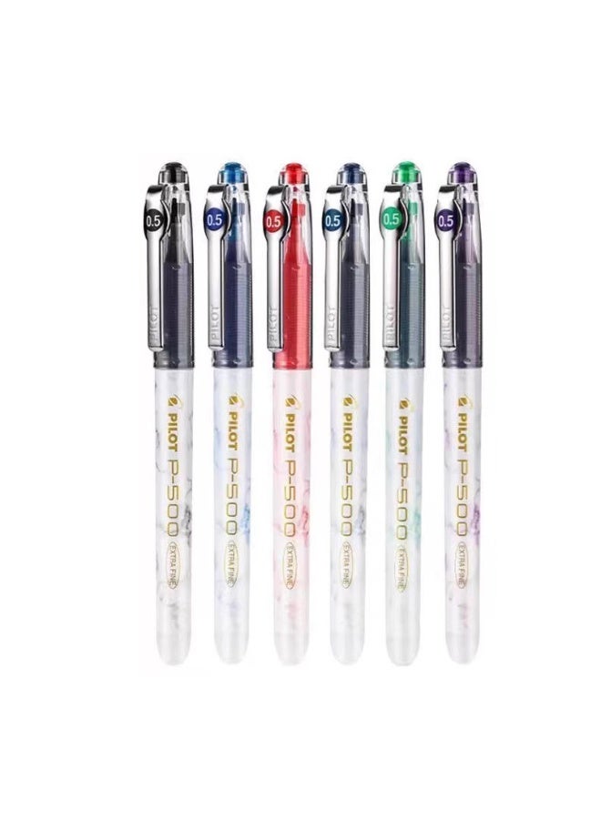 PILOT P500 Gold Label Series Gel Pen 0.5mm Smooth and quick-drying student exam writing pen - Image 2