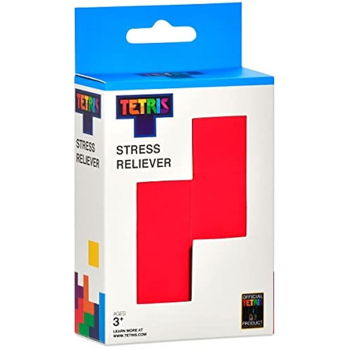 TETRIS Fizz Creations for Tetris Squishy Stress Ball - Red Block - Image 1