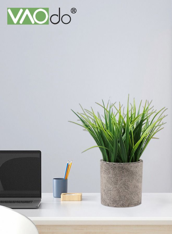 VAOdo 3PCS Small Fake Plants Eucalyptus Potted Artificial Plants for Shelf Desk Home Bathroom Farmhouse Room Coffee Table Decor - Image 4