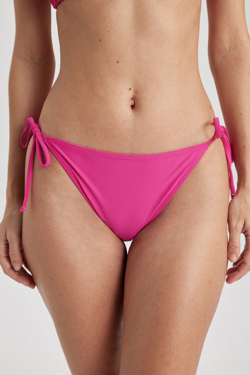 DeFacto Pink Woman Fall in Love Regular Fit Bikini Bottom Casual - Image 3
