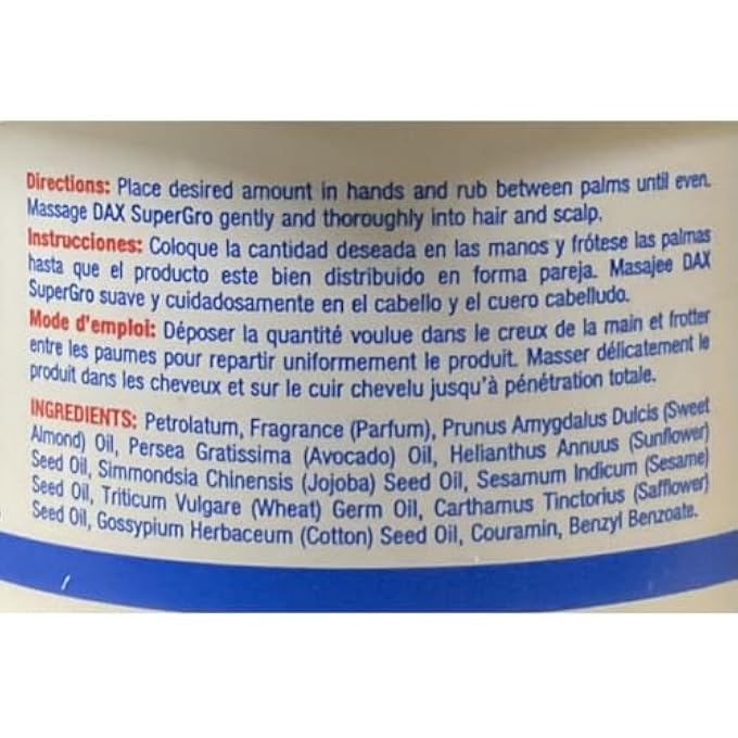 DAX SUPER GRO HAIR AND SCALP CONDITIONER 7 OZ (PACK OF 12) - Image 3