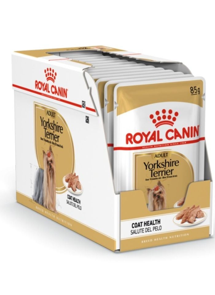 ROYAL CANIN Breed Health Nutrition Yorkshire Adult (WET FOOD - Pouches) 12 x 85g - Image 3
