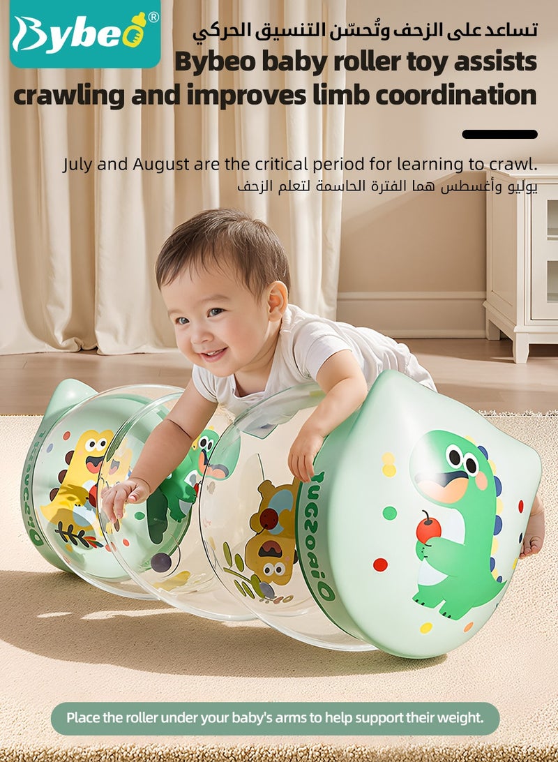 بيبو ألعاب الزحف والمشي للأطفال، لعبة بكرة قابلة للنفخ للأطفال الرضع، لعبة بكرة الزحف للأطفال مع أجراس، لعبة تدريب للأطفال للنمو المبكر، للاستخدام الداخلي والخارجي. - Image 3