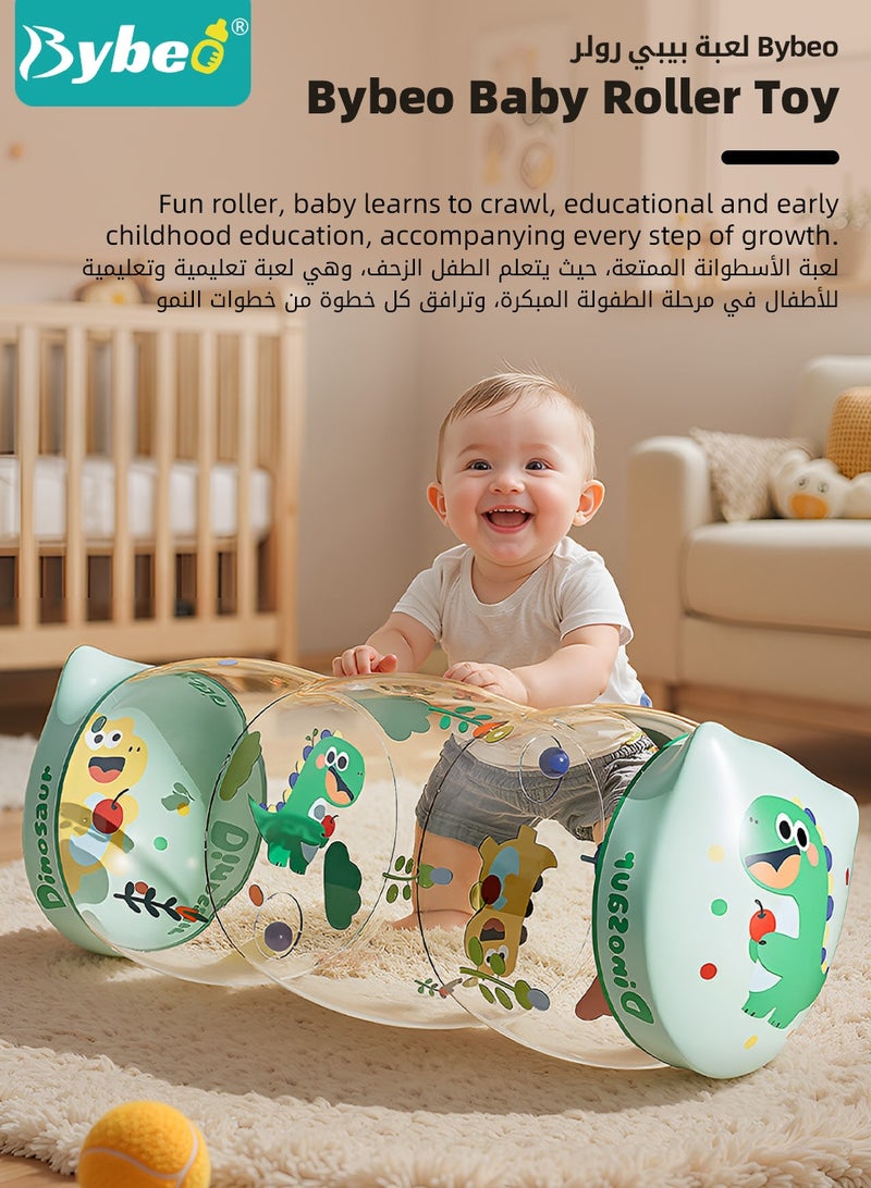 بيبو ألعاب الزحف والمشي للأطفال، لعبة بكرة قابلة للنفخ للأطفال الرضع، لعبة بكرة الزحف للأطفال مع أجراس، لعبة تدريب للأطفال للنمو المبكر، للاستخدام الداخلي والخارجي. - Image 2