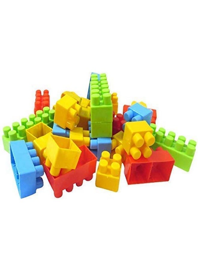 HRK - HRK Building Block with Wheels Creative Smart Activity Fun and Learning Train Bricks Blocks for Kids Puzzle Assemble Indoor Brain Game for Increase Skill IQ Level of Kids Children Kids Best Gift Toy (047+ Pcs Learning Block) - Image 1