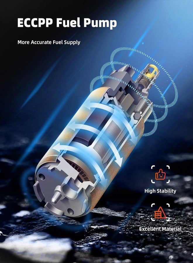 ECCPP Universal Fuel Pump High Performance Replacement For 2001 2002 2003 for Chevrolet Checy Silverado Suburban for GMC Sierra 1500 2500 3500 for Pontiac for Buick OEM# E3500M - Image 5
