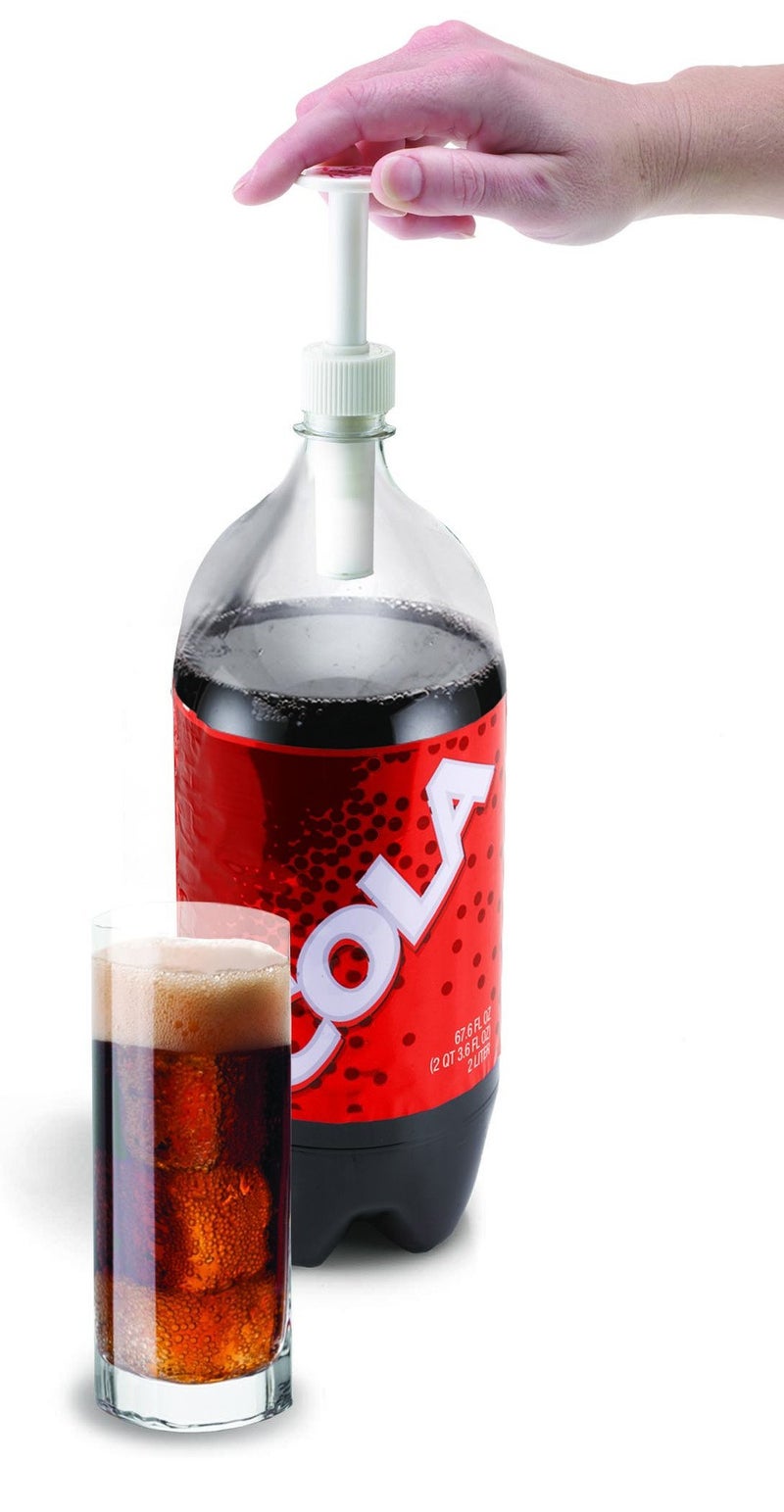 Jokari Fizz Keeper Pump Cap 2 Liter/Lt Soda Pop Bottles Saves Carbonation 2-Pack - Image 5