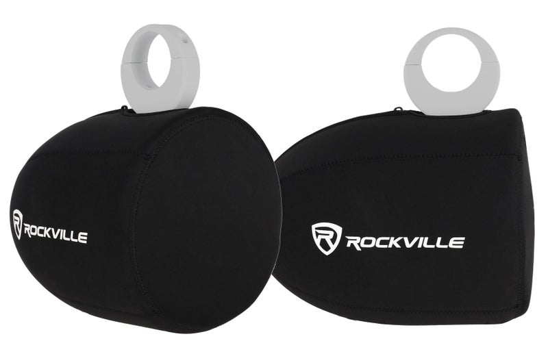 Rockville RWBC90 8" Neoprene Marine Wakeboard Tower Speaker Covers, Pair - Image 1