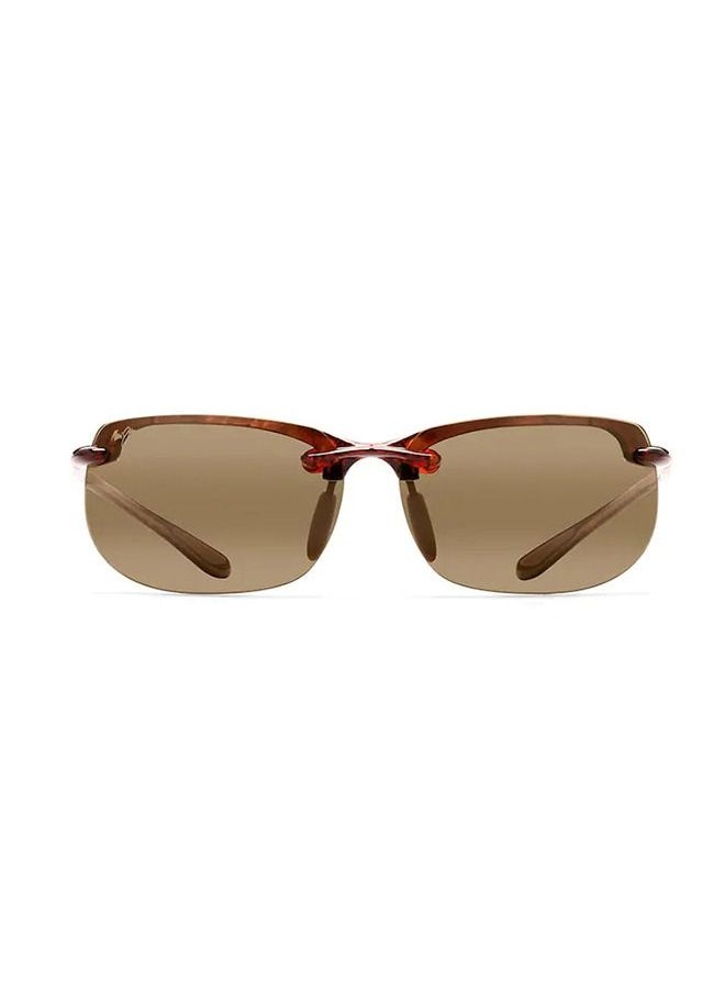 MAUI JIM Unisex Banyans Brown Sunglasses - MJ412-10 MB-BG 70 - Lens Size: 70 Mm  - Image 1
