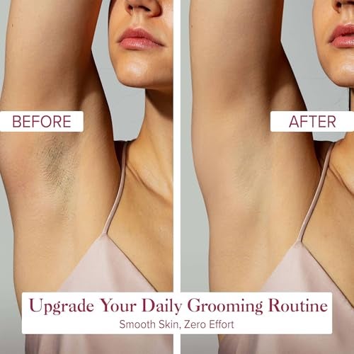 STRAW&WEAVE Facial Hair Removal Machine | Eyebrow Trimmer & Epilator | Trimmer For Women Private Part | 2 In 1 Trimmer 400 mAh Battery 1 Year Warranty | Painless Hair Removal Machine | Nose Hairs Remover - Image 4