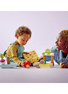 LEGO Duplo My First Organic Market 10983 Building Toy Set; Birthday Gift Idea For Little Farmers And Foodie Kids Aged 18 Months And Over (40 Pieces)  - Image 2