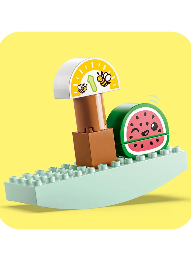 ليغو Duplo My First Organic Market 10983 Building Toy Set; Birthday Gift Idea For Little Farmers And Foodie Kids Aged 18 Months And Over (40 Pieces)