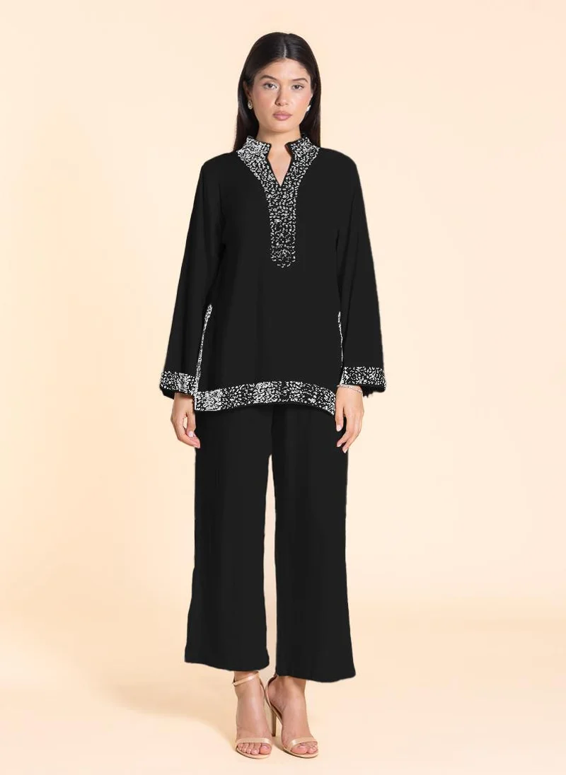 DETAIL STUDDED TOP SET