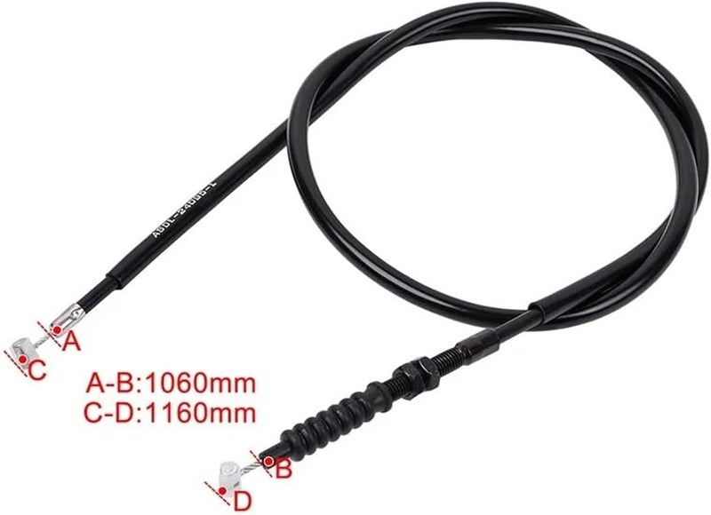 QASULER 116cm Motorcycle Clutch Control Cable - Image 3