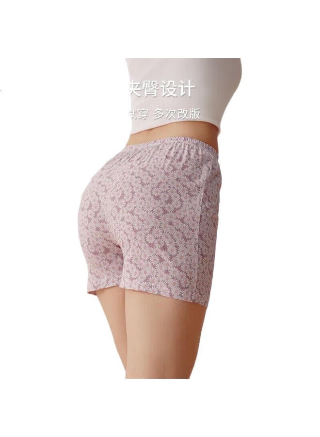 THREEGUN Sanqiang [Pure Cotton Loose] Women'S Underwear, Anti-Exposure Safety Shorts, Printed Shorts, Breathable Ladies' Boxer Briefs - Image 2